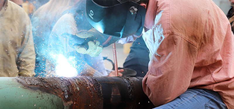 Welding Students 